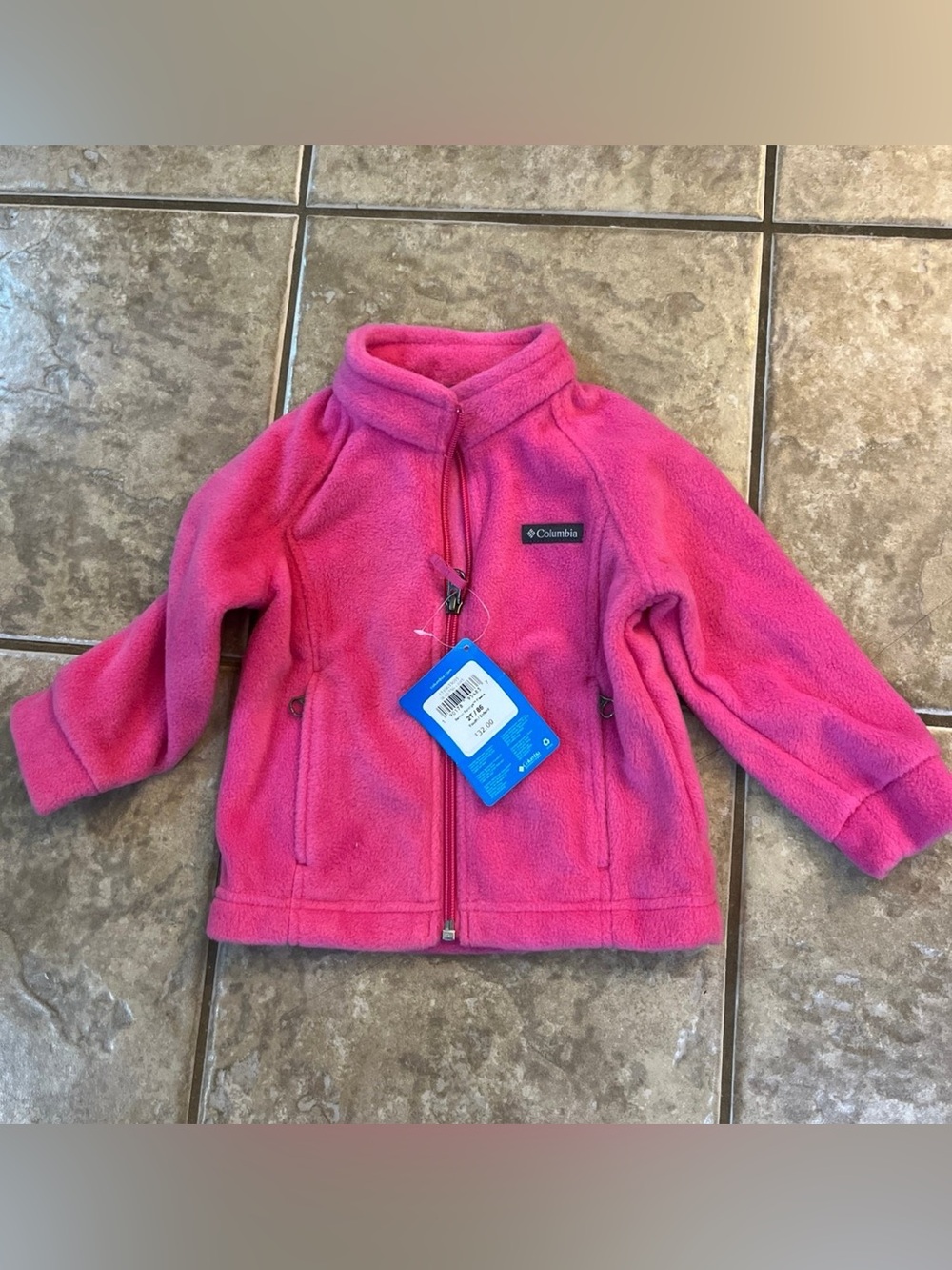 Columbia Kids Pink Fleece Jacket - Full Zip Size 2T